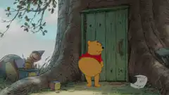 Winnie the Pooh turns around