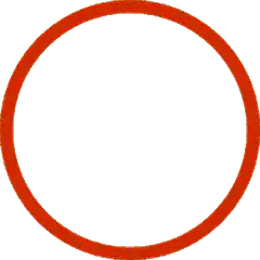 Orange circle loading animation