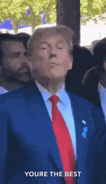 Donald Trump pointing Youre The Best
