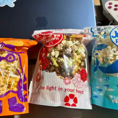 Three bags of Japanese popcorn