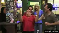 George Costanza falls over in Seinfeld