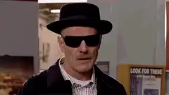 Heisenberg lifts sunglasses
