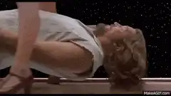 Jeff Winger gets a giant foot in the face