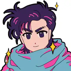 Anime character with heart overlay