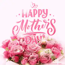 Happy Mother's Day pink roses