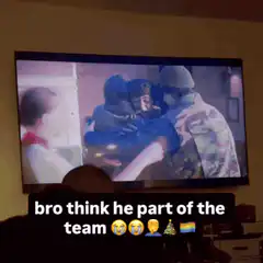 bro think he part of the team