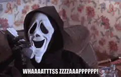 Scream Ghostface and friends making phone noises