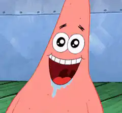 Patrick Star drooling