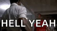 Hell Yeah arm wrestle