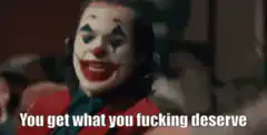 Joker shoots Thomas Wayne You get what you fucking deserve