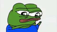 Pepe the Frog blowing a kiss