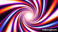 Colorful Swirling Spiral Animation