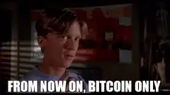 From now on, Bitcoin only