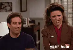 Jerry Seinfeld facepalm Elaine