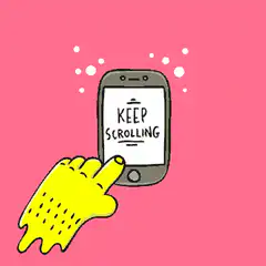 Keep Scrolling Phone Animation