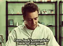 I am Jack's complete lack of surprise