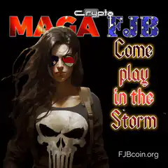 Crypto MAGA FJB Come Play in the Storm