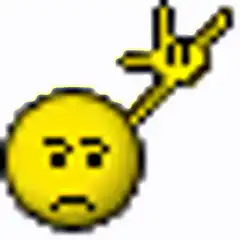 pixel art emoji with hand gesture