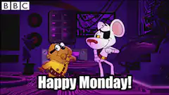 Pink Panther and The Ant dancing Happy Monday