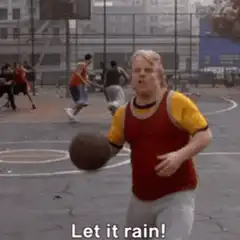 Let it rain basketball player