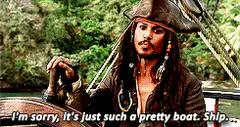 Jack Sparrow pretty boat ship