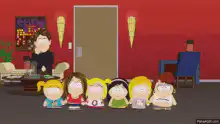 South Park kids gasp in shock