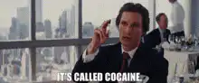 Gordon Gekko It's Called Cocaine
