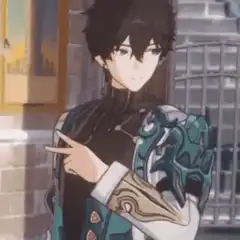 Zhongli points and camera pans away