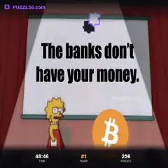 Lisa Simpson Bitcoin banks don't have your money