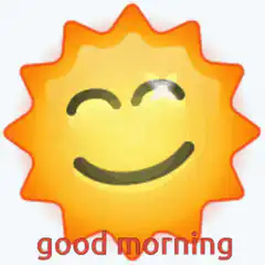 Smiling Sun Good Morning