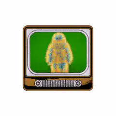 Fuzzy Monster on Retro TV