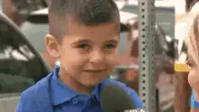 Boy covers face in embarrassment