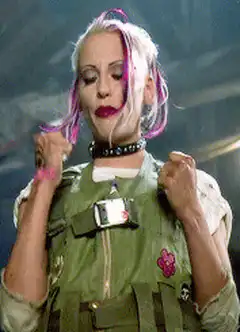 Harley Quinn shocked expression