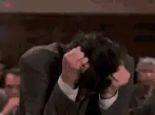 Jim Carrey screaming and laughing