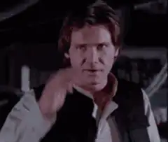 Han Solo shrugging