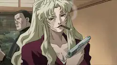 Faye Valentine throws gun into pond