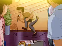 Spike Spiegel singing karaoke