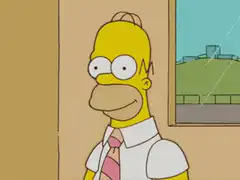 Homer Simpson Smirking