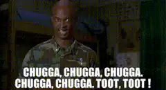Sergeant Hartman Chugging Toot Toot
