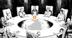 Bitcoin conspiracy theory meeting