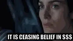 It is ceasing belief in $$$