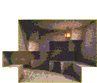 Minecraft Steve dancing in a room