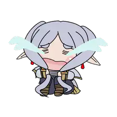 chibi elf crying
