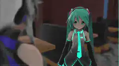 Hatsune Miku faints in classroom