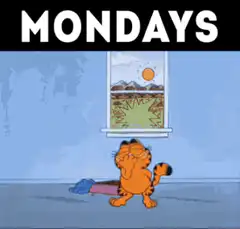 Garfield hates Mondays