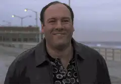 Tony Soprano Smiling