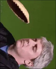 man gets hit in face with pie