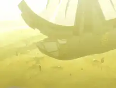Golden pillar of light anime