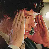Benedict Cumberbatch facepalm