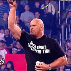 Steve Austin smashes beer cans